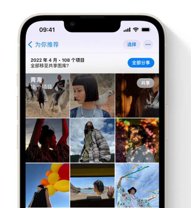 凤城苹果维修网点分享在 iPhone 上使用共享图库 