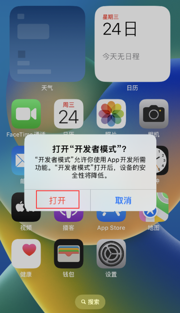 凤城苹果手机维修分享如何打开开发者模式 